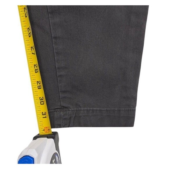 Banana Republic Mason Chino Pants Flint Grey Flat Front Preppy Cotton 32x34 - Picture 13 of 14